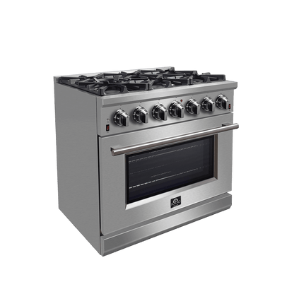 Forno Massimo 36″ Freestanding Gas Range (FFSGS6239-36)