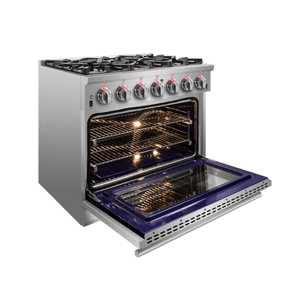 Forno Massimo 36″ Freestanding Gas Range (FFSGS6239-36)