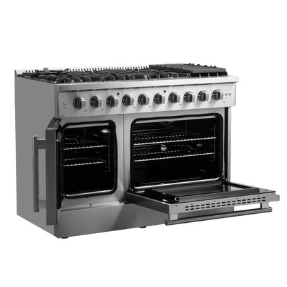 FORNO Galiano 48″ Freestanding French Door Gas Range