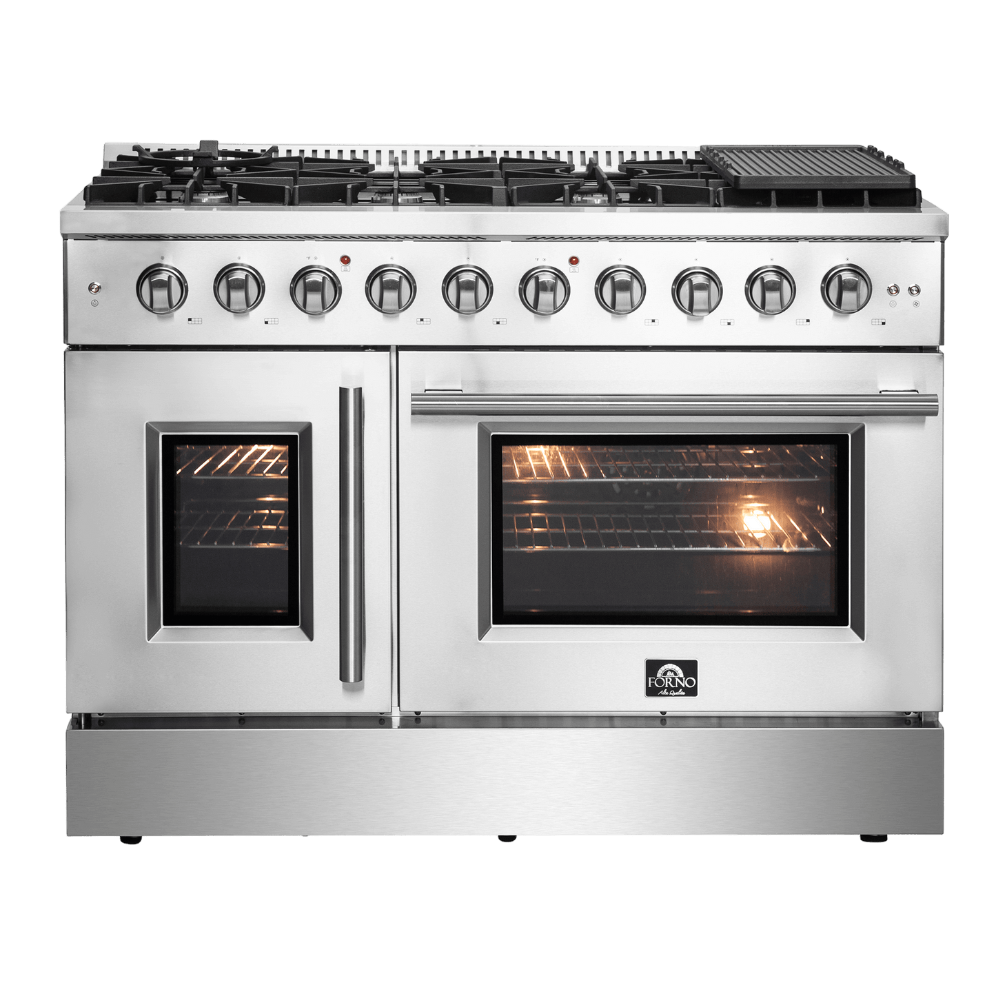 FORNO Galiano 48″ Freestanding French Door Gas Range