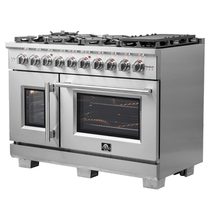 FORNO Capriasca 48″ Freestanding French Door Gas Range (FFSGS6460-48)