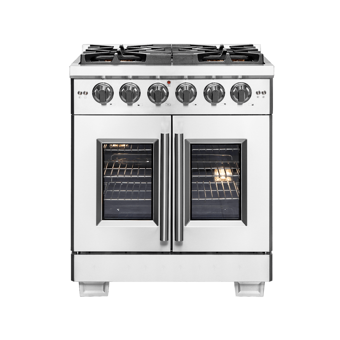 FORNO Capriasca 30″ Freestanding French Door Gas Range