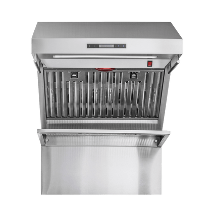 FORNO Savona – 30″ Wall Mount Range Hood with Baffle filter & Back Splash (FRHWM5029-30)