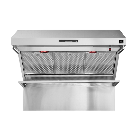 FORNO Savona – 48″ Wall Mount Range Hood with Hybrid Filters & Back Splash