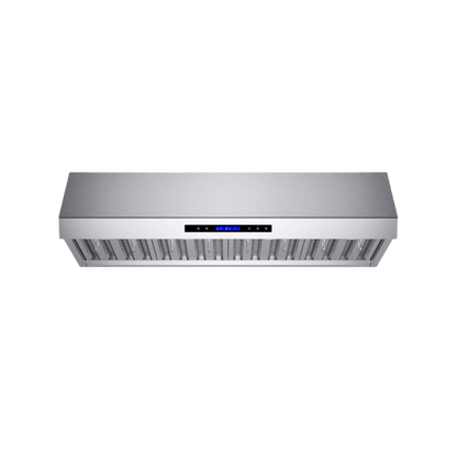 FORNO Palazzo 30″ Wall Mounted Range Hood Stainless Steel Heavy-Duty Baffle Filters & Remote Control (FRHWM5030-30)