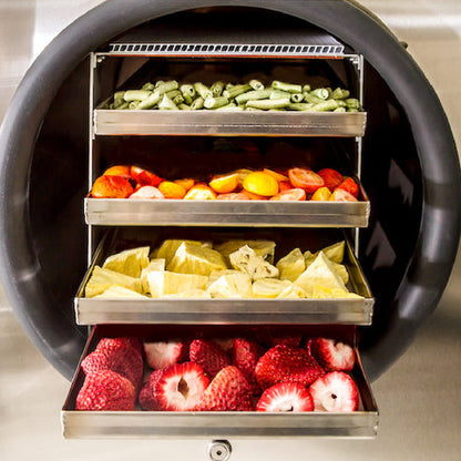 Harvest Right Medium Home Pro Freeze Dryer with Premier Vacuum Pump, 5 Trays and Mylar Starter Kit in Stainless Steel (N-HRFDMSS-PP)