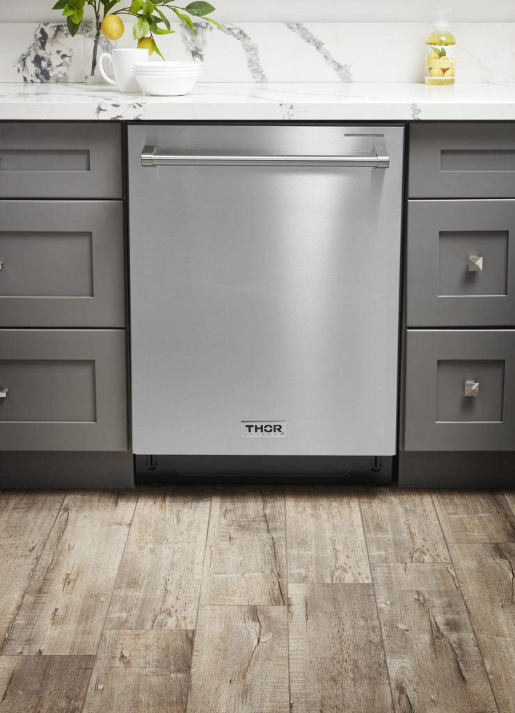 THOR Kitchen 24 Inch Built In Dishwasher In Stainless Steel Model (HDW2401SS)