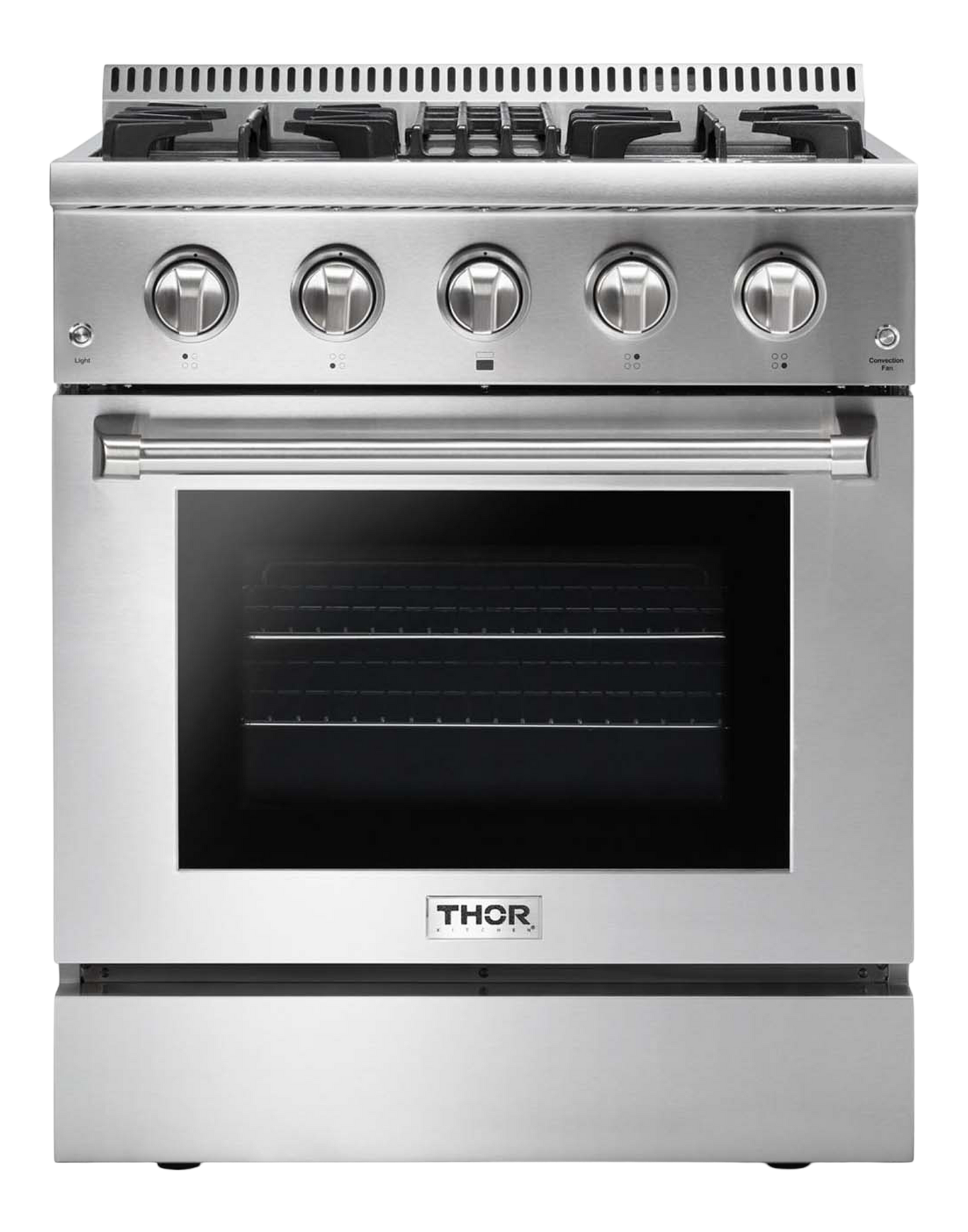 THOR Kitchen 30 Inch Professional Dual Fuel Liquid Propane Range  (HRD3088ULP)