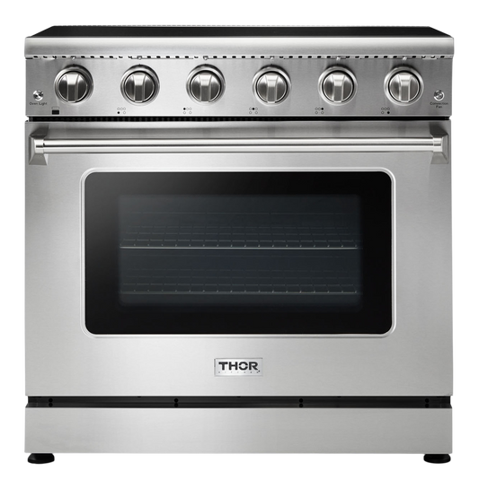 THOR Kitchen 36 Inch Electric Range Professional (HRE3601)