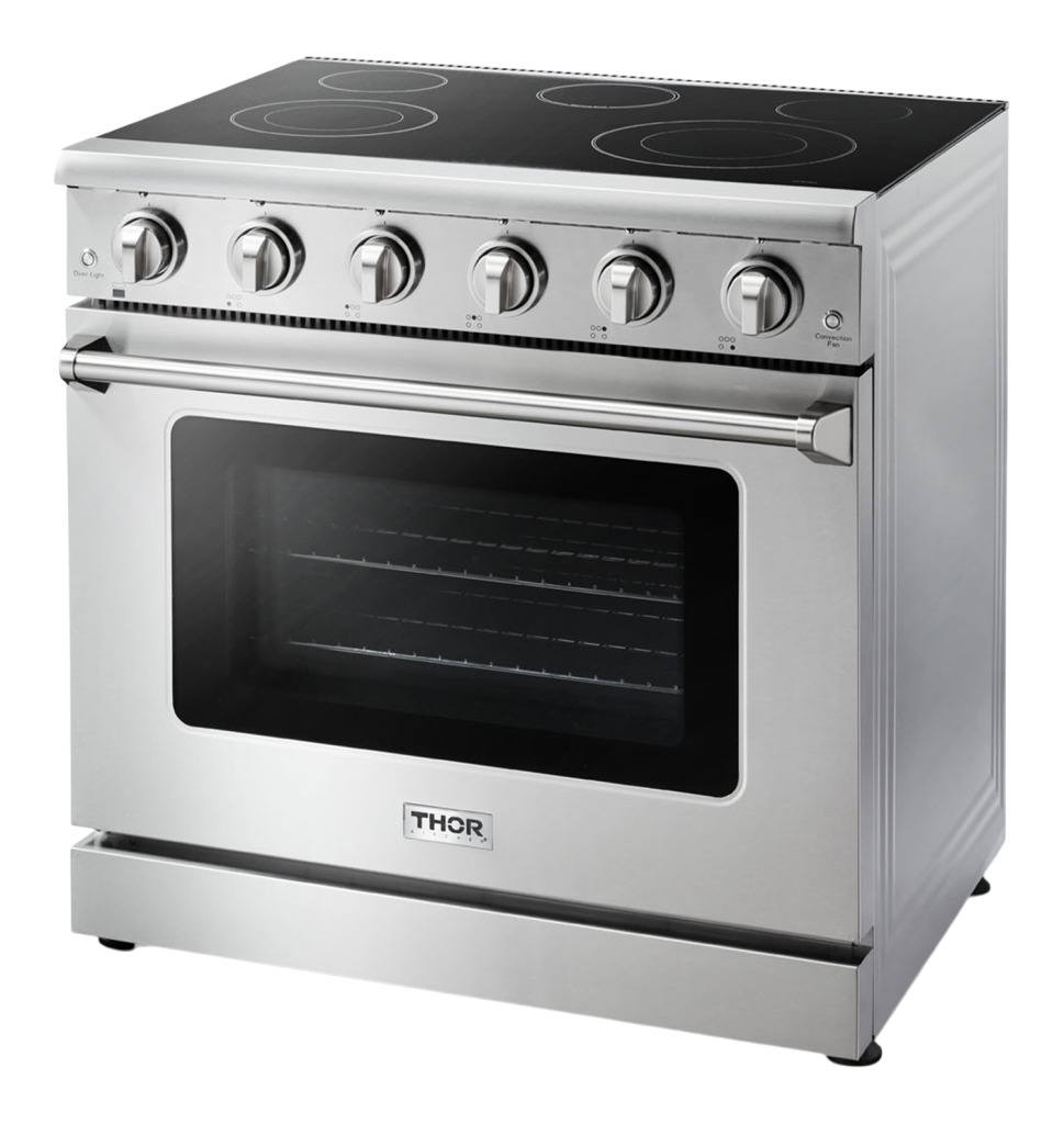 THOR Kitchen 36 Inch Electric Range Professional (HRE3601)