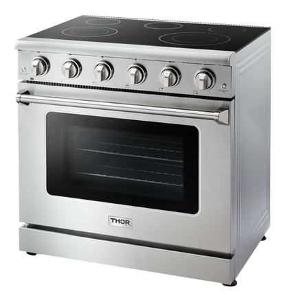 THOR Kitchen 36 Inch Electric Range Professional (HRE3601)