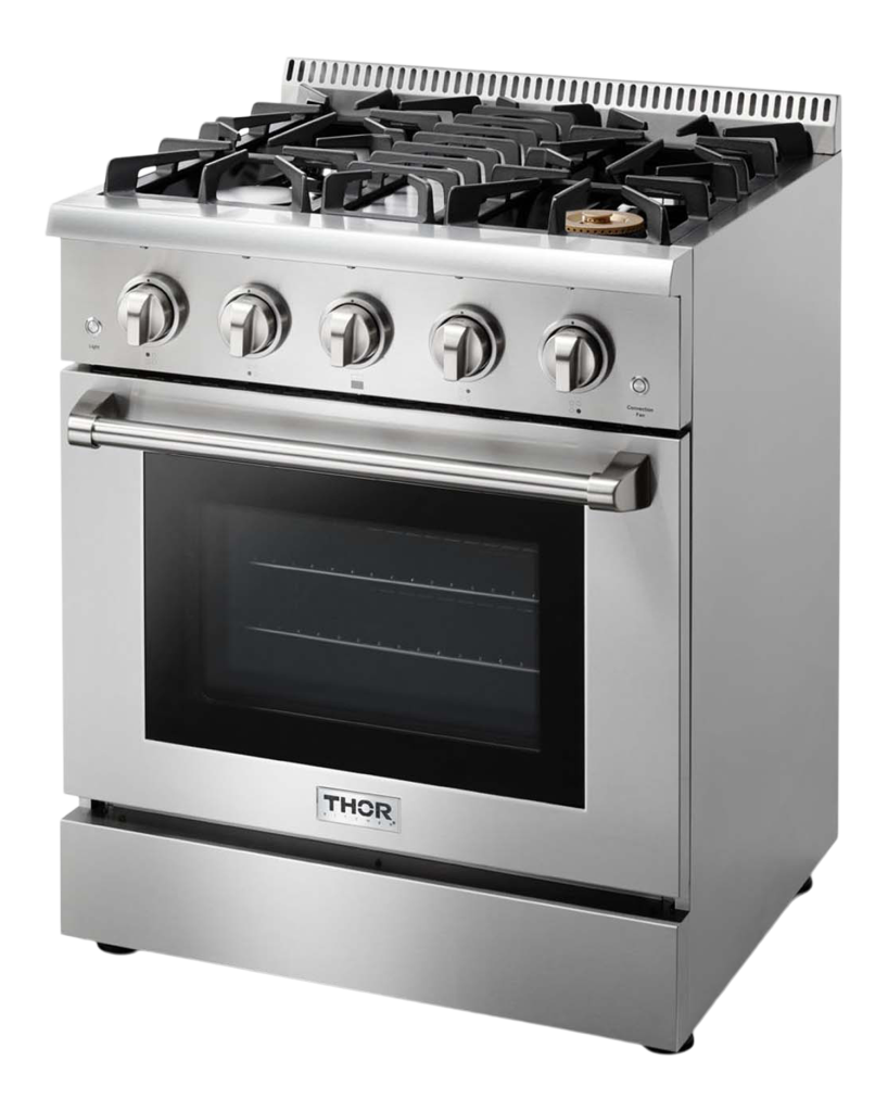 THOR Kitchen 30 Inch Professional Liquid Propane Range (HRG3080ULP)