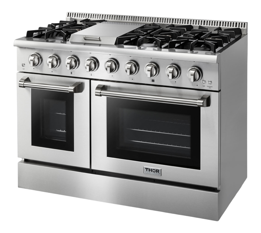 THOR Kitchen 48 Inch Professional Liquid Propane Range (HRG4808ULP)