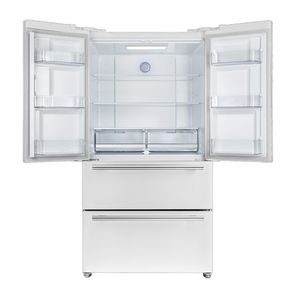 FORNO Moena 36″ French Door 19.2 Cu.Ft. Stainless Steel Refrigerator