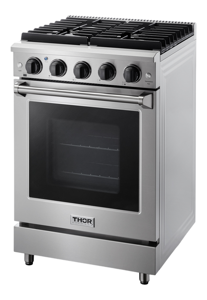 THOR Kitchen 24 Inch Liquid Propane Range (LRG2401ULP)