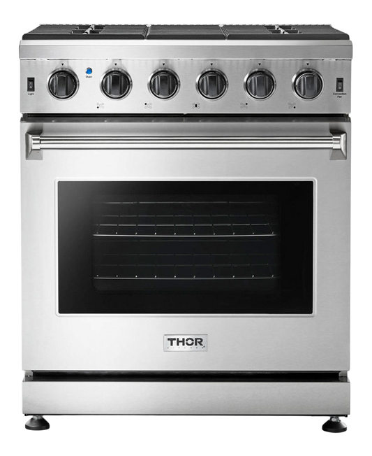 THOR Kitchen 30 Inch Liquid Propane Range (LRG3001ULP)