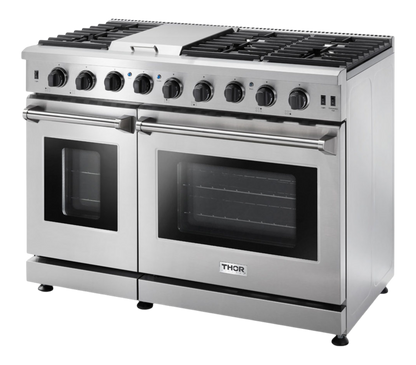 THOR Kitchen 48 Inch Liquid Propane Range (LRG4807ULP)