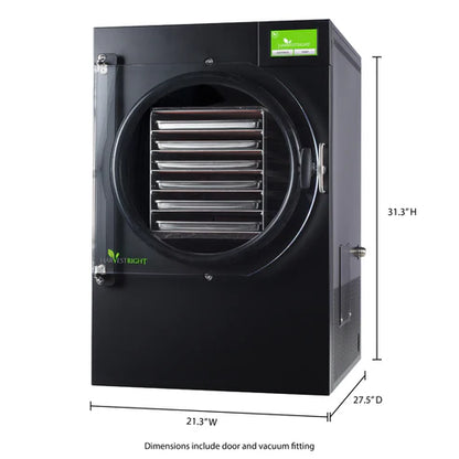 Harvest Right Large Home Pro Freeze Dryer with XL Premier Vacuum Pump, 6 Trays and Mylar Starter Kit in Black (N-HRFDLBK-PP)