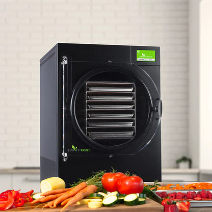 Harvest Right Large Home Pro Freeze Dryer with XL Premier Vacuum Pump, 6 Trays and Mylar Starter Kit in Black (N-HRFDLBK-PP)