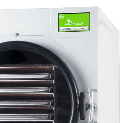Harvest Right Large Home Pro Freeze Dryer with XL Premier Vacuum Pump, 6 Trays and Mylar Starter Kit in White (N-HRFDLWH-PP)