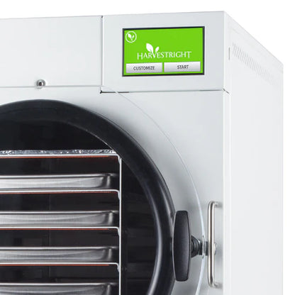 Harvest Right Medium Home Pro Freeze Dryer with Premier Vacuum Pump, 5 Trays and Mylar Starter Kit in White (N-HRFDMWH-PP)