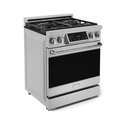 Gordon Ramsay by THOR Kitchen 30" 4.55 cu. ft. Professional Propane Gas Range with Tilt Panel Touch Control and Self-Clean in Stainless Steel