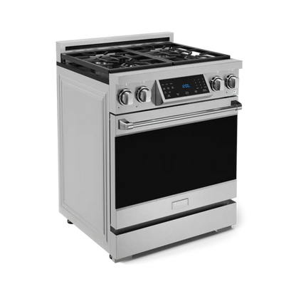 Gordon Ramsay by THOR Kitchen 30" 4.55 cu. ft. Professional Propane Gas Range with Tilt Panel Touch Control and Self-Clean in Stainless Steel