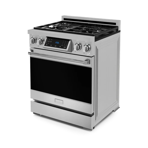 Gordon Ramsay by THOR Kitchen 30" 4.55 cu. ft. Professional Propane Gas Range with Tilt Panel Touch Control and Self-Clean in Stainless Steel