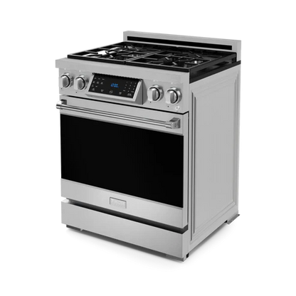 Gordon Ramsay by THOR Kitchen 30" 4.55 cu. ft. Professional Propane Gas Range with Tilt Panel Touch Control and Self-Clean in Stainless Steel