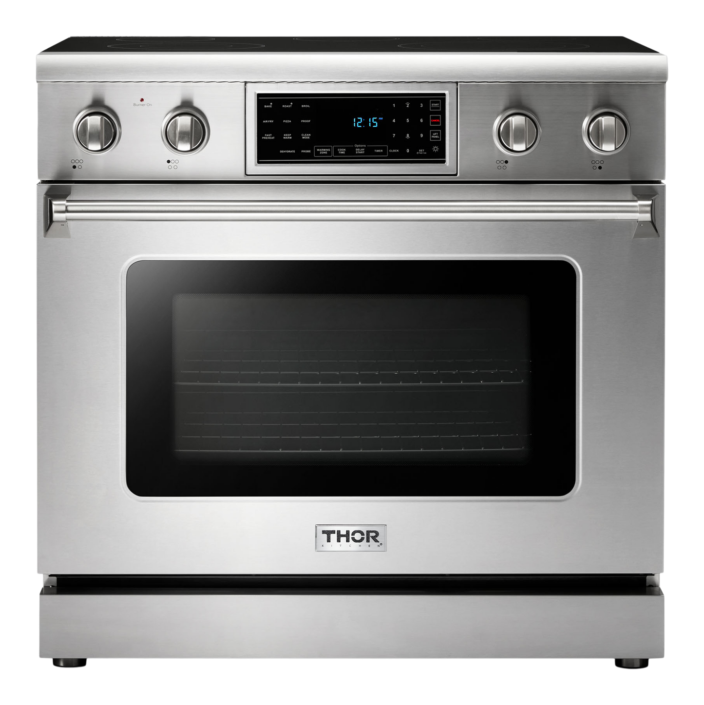 THOR Kitchen 36 Inch Tilt Panel Electric Range Professional (TRE3601)