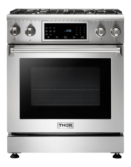 THOR Kitchen 30 Inch Tilt Panel Gas Range Professional Model (TRG3001)