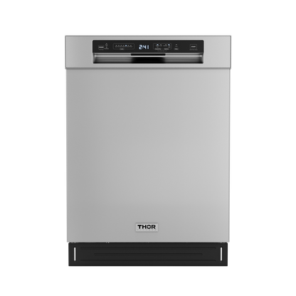 THOR Kitchen 24 Inch Built In Dishwasher In Stainless Steel Model (ADW24PF)